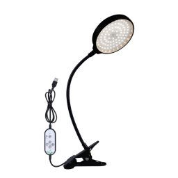 Lampe de croissance de plante LED USB Coup de contrôle de la télécommande imperméable Spectral Spectral Spectral Naturel Plantation Lumière de plantation, Puissance: 15W une tête