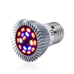 2 PCS LED Lampe de croissance des plantes Full Spectrum plante FLIP COUPE DE FLUME, POWER: E14 18 Perles