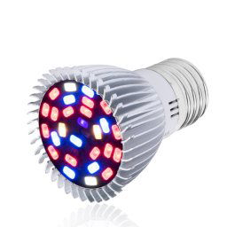 2 PCS LED Croissance de la plante Lampe de la plante à spectre Full Spectrum Farm Coupe légère, Puissance: E14 28 Perles