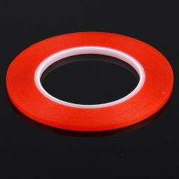 Ruban adhésif double face adhésif 5mm 3M pour iPhone / Samsung / HTC réparation d écran tactile de téléphone portable, longueur: 25m (rouge)