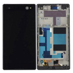 iPartsBuy LCD Affichage + Écran Tactile Digitizer Assemblée avec Cadre de Remplacement pour Sony Xperia C3 / D2533 (Noir)