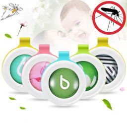 5 PCS Anti-moustique Boucle Bouton Usine Essentielle Inner Core Bugs Away, Livraison Couleur Aléatoire
