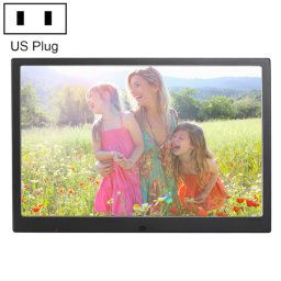HSD1202 12,1 pouces 1280 x 800 Cadre photo numérique haute résolution avec support et télécommande, prise en charge des cartes SD / MMC / MS / port USB