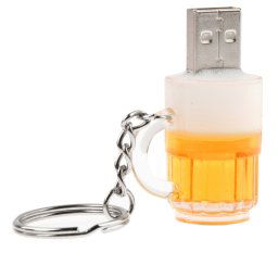 Clé USB de style porte-clés de bière avec 4 Go de mémoire
