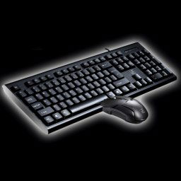 ZGB Q9 1600 DPI Professionnel Filaire Filaire Texture Bureau Clavier + Kit Souris Optique (Noir)