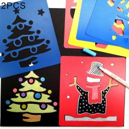 2 ensembles (6 PCS / Set) enfants en plastique peinture dessin gabarit gabarit jouet pour enfants, livraison de style aléatoire