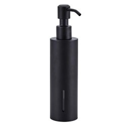 Distributeur de savon manuel mural en acier inoxydable 304, style: plateau de table rond