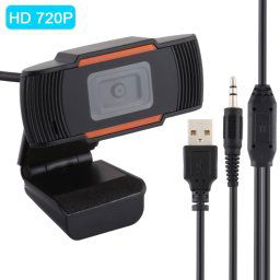 HD 720P Caméra d ordinateur rotative USB Webcam PC Camera pour Skype / Android TV