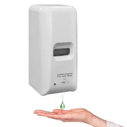 Machine de désinfection automatique à induction 1000ML Type d induction de pulvérisateur d alcool Distributeur de savon mural sans contact, Style: goutte de liquide