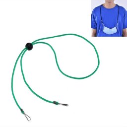 10 PCS Mask Longe réglable anti-perte et crochet d oreille (vert)