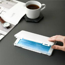 Masque Boîte De Rangement Antipoussière Etanche à L humidité Portable Band-Aid Bill Support De Stockage Temporaire (Blanc Ivoire)