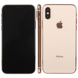 Modèle d affichage factice factice non fonctionnel à écran noir pour iPhone XS (Or)