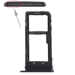 Plateau pour carte SIM + Plateau pour carte SIM / Plateau pour carte Micro SD pour HTC U11 + (Noir)