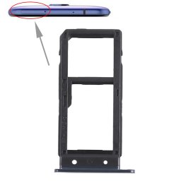 Bac à carte SIM + bac à carte Micro SD pour HTC U Play (Noir)