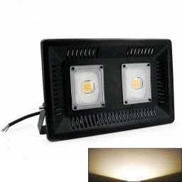 Lampe de projecteur à LED étanche, 100 W, 2 x 48 LED SMD 2835, Flux lumineux:> 8000LM, PF> 0,9, RA> 80, CA 90-140V (blanc chaud)