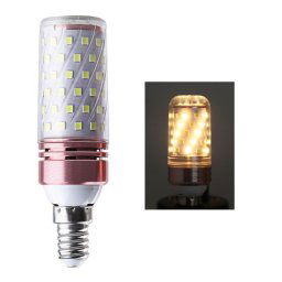 12W-E14 3 PCS Pas de scintillement de maïs de maïs bulbe bulbe ampoule, couleur lumière: style de la maison de lumière chaude