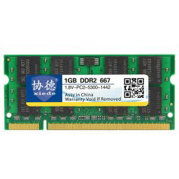 XIEDE X024 DDR2 667 MHz 1 Go Module de mémoire RAM à compatibilité totale avec ordinateur portable
