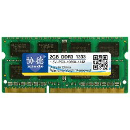 XIEDE X042 DDR3 1333 MHz 2GB 1.5V Module de mémoire RAM à compatibilité totale pour ordinateur portable