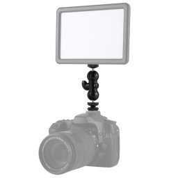 PULUZ Flash Hot Shoe Rotule Rotule 1/4 pouce Vis Magic Bras avec Serrure