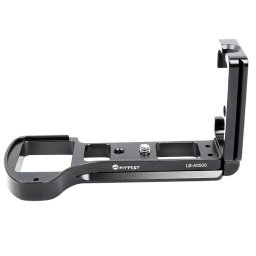 FITTEST LB-A6500 Support de base de support de plaque à dégagement rapide pour plaque verticale pour Sony ILCE-6500 (A6500) Rotule en métal d appareil photo (Noir)