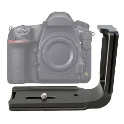 FITTEST FLN-D850 Support de base de support de plaque à dégagement rapide pour plaque verticale pour Nikon D850 (Noir)