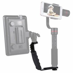 PULUZ L-Shape Bracket Support pour poignées avec monture de griffe double face pour flash vidéo, appareil photo reflex numérique