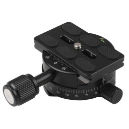 Tête panoramique panoramique avec trépied pour appareil photo professionnel X-64 avec plaque de dégagement rapide