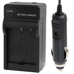 Appareil photo numérique chargeur de voiture pour Casio NP-130 (noir)
