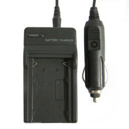 Chargeur de batterie appareil photo numérique pour CASIO NPL7 (noir)