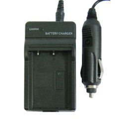 Chargeur de batterie appareil photo numérique pour Konica Minolta NP200 (noir)