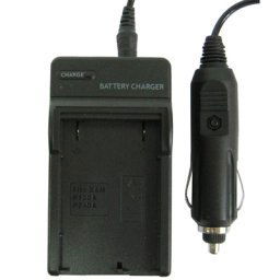 Chargeur de batterie pour appareil photo numérique 2 en 1 pour Samsung P120A, P240A (Noir)