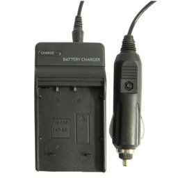 Chargeur de batterie appareil photo numérique pour CASIO CNP-60 (noir)