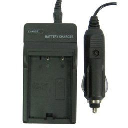 Chargeur de batterie appareil photo numérique pour FUJI FNP95 (noir)