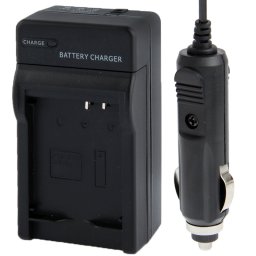 Chargeur de voiture batterie appareil photo numérique pour Olympus Li-40B / Li-42B (Noir)
