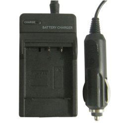 Chargeur de batterie appareil photo numérique pour SANYO DBL20 (Noir)