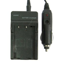 Chargeur de batterie appareil photo numérique pour FUJI FNP140 (noir)