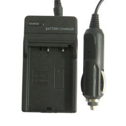 Chargeur de batterie appareil photo numérique pour SANYO DBL50 & FUJI FNP60 / NP120 (Noir)