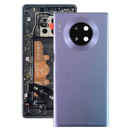 Cache arrière de batterie d origine avec objectif pour Huawei Mate 30 Pro (argent)