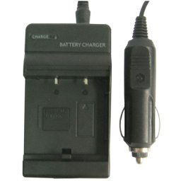 Chargeur de batterie appareil photo numérique pour JVC VM200 (noir)