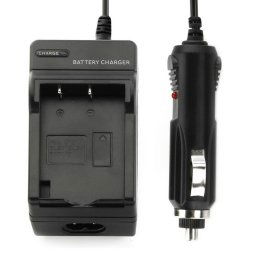 Chargeur de batterie appareil photo numérique pour OLYMPUS BLS1 (Noir)