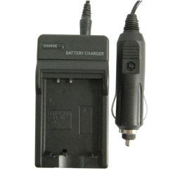 Chargeur de batterie appareil photo numérique pour Samsung SLB-0837 (B) (Noir)