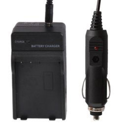 Chargeur de voiture pour appareil photo numérique pour Nikon ENEL15 (Noir)