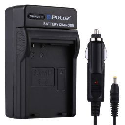 Chargeur allume-cigare pour appareil photo numérique PULUZ pour pile Nikon EN-EL14