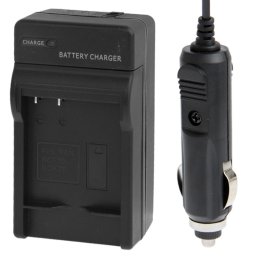 Chargeur de voiture pour appareil photo numérique pour Panasonic BCF10 / BCK7E (Noir)