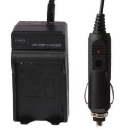 Chargeur de voiture pour appareil photo numérique pour Nikon ENEL14 (Noir)