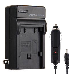 Chargeur de batterie pour appareil photo numérique 2 en 1 pour CANON NB2L / 2LH / 2LH12 / 14 (Noir)