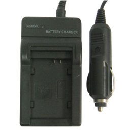 Chargeur de batterie appareil photo numérique pour CANON BP-808 (noir)