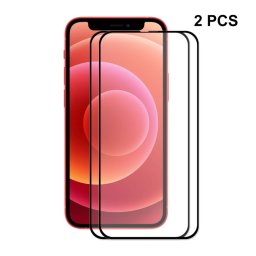 2 PCS Enkay Hat-Prince Colle pleine 0.26mm 9H 2.5d Verre trempé Screen Protector Film de couverture complète pour iPhone 13/13 Pro