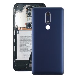 Cache arrière de la batterie pour Nokia 5.1 / TA-1061 TA-1075 TA-1076 TA-1088 (bleu)