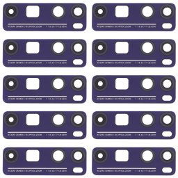 Objectif de caméra arrière 10 PCS pour Huawei Nova 7 Pro 5G (violet)